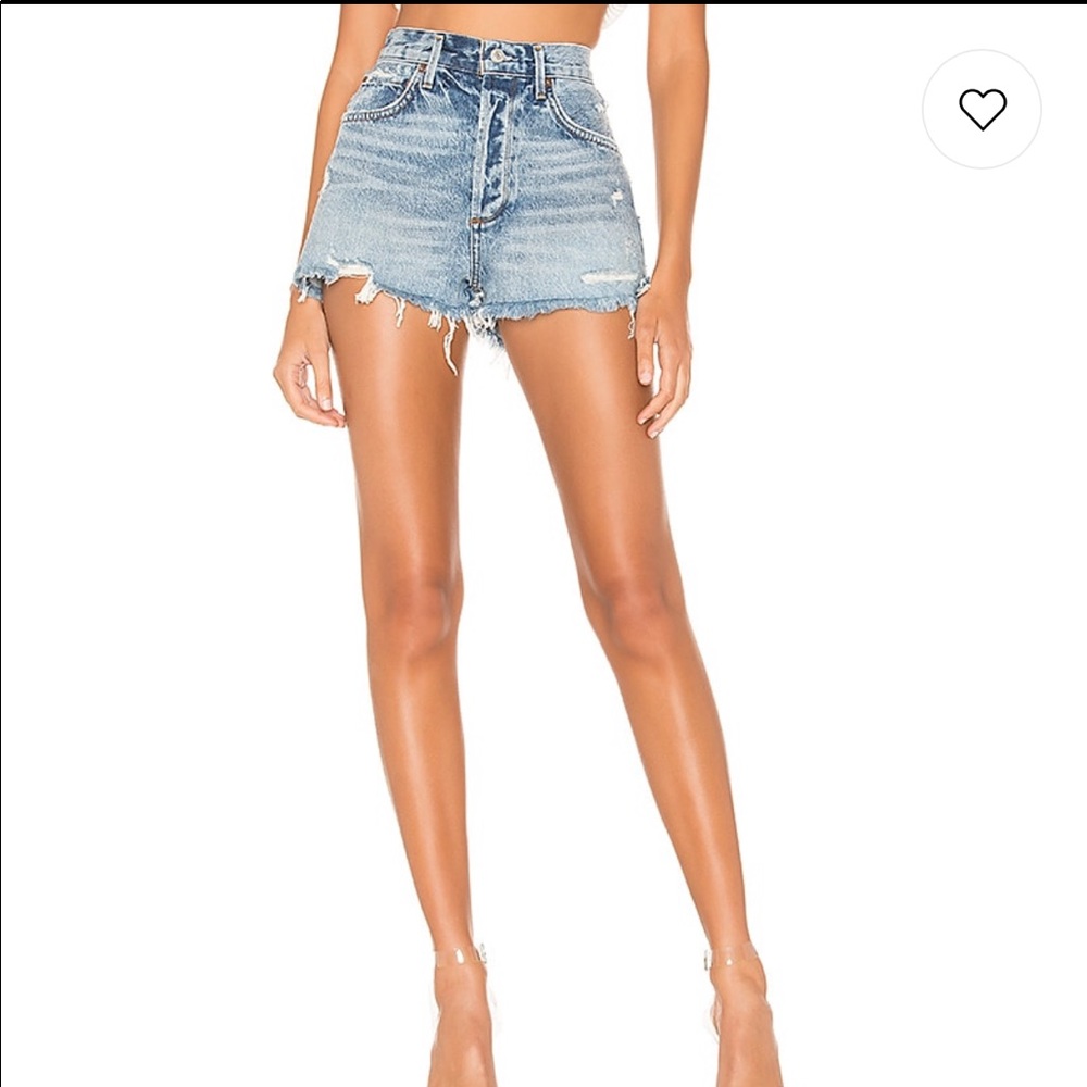 Agolde Jaden Shorts in Surreal